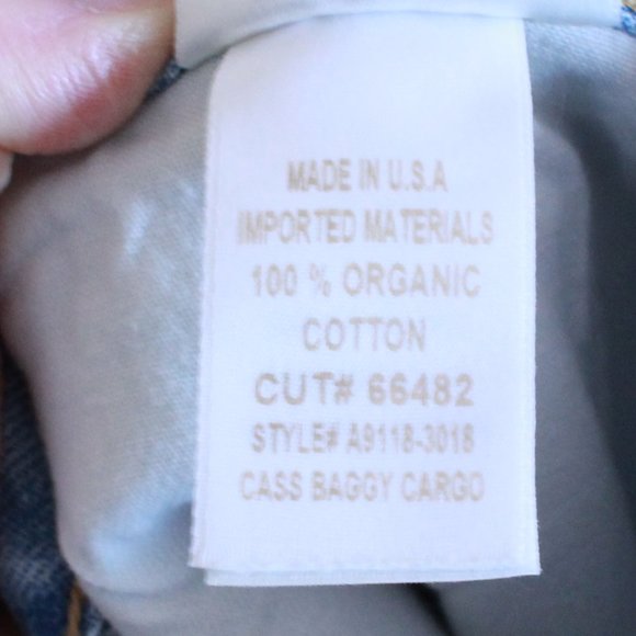 Agolde Cass Baggy Cargo Jeans In Tomorrow Size 28 - Picture 13 of 14